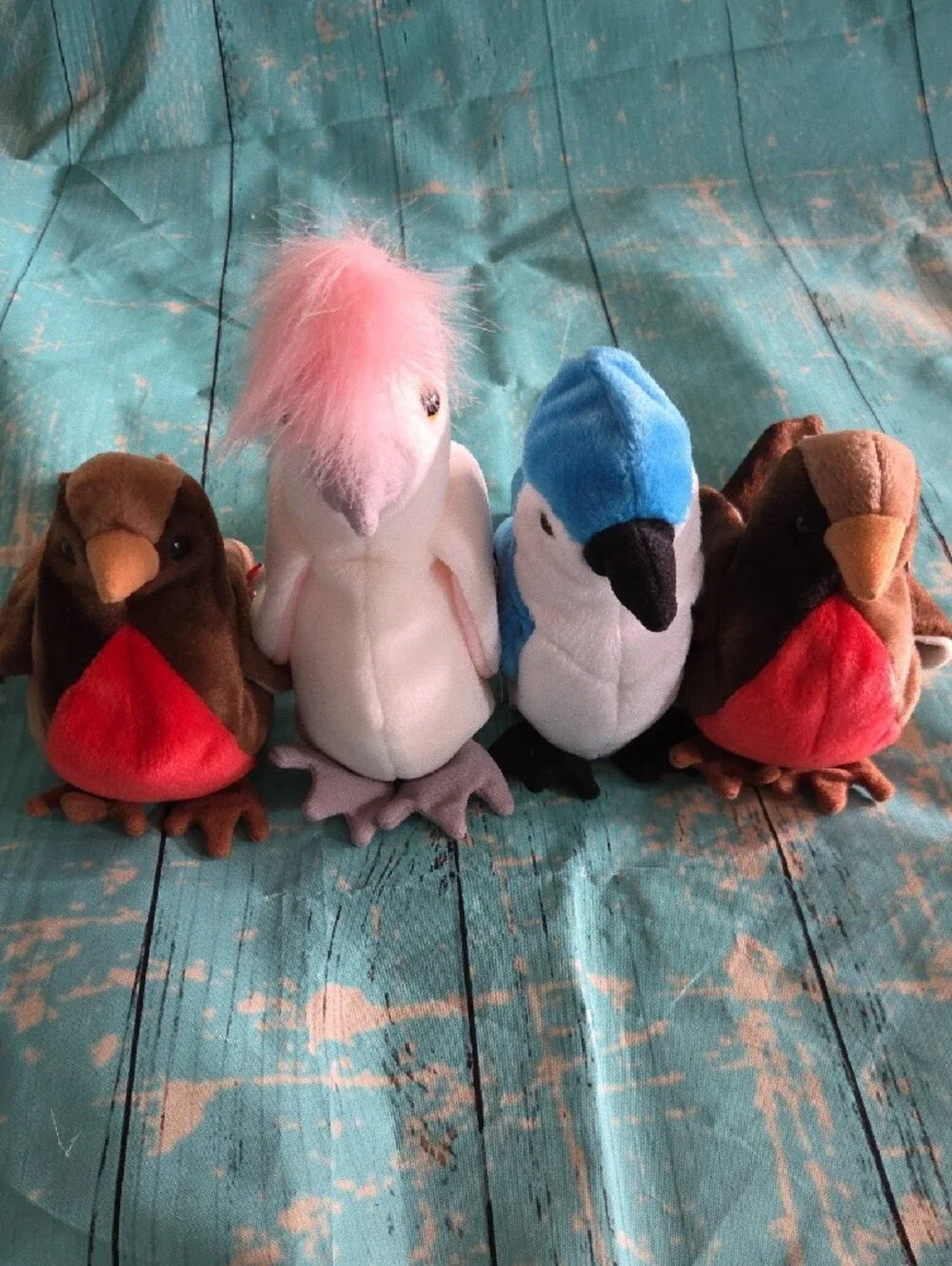 Ty Bird Set - Early, Kuku, & Rocket